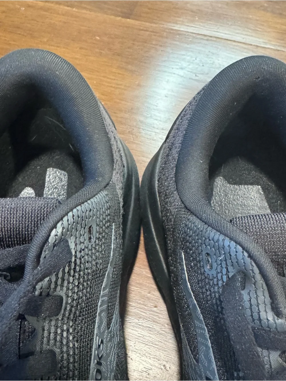 Brooks Ghost 16 Mens 8.5 Wide Shoes Black Running Sneaker Gym Cushion Walking